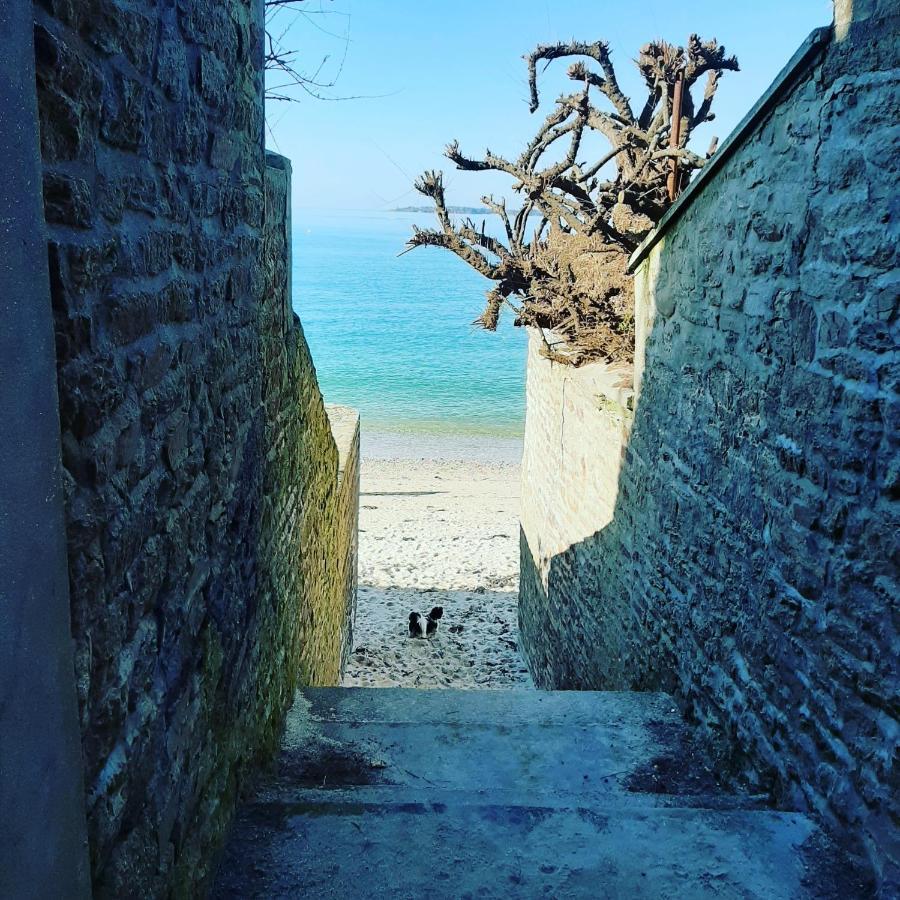 Le 3 Appartement Vue Mer Avec Jardin 100M De La Plage Et De La Thalasso Concarneau Exterior foto